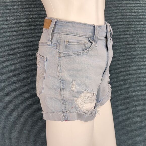 For Kitty Rescue! Hollister Curvy High-Rise Short 3" Distressed & Ripped - Picture 7 of 11